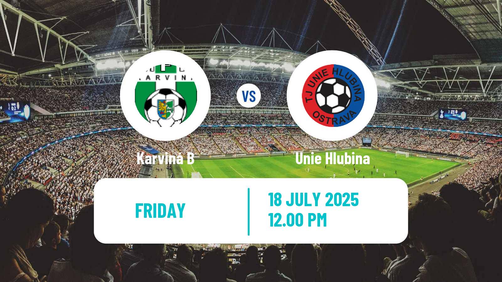 Football Club Friendly Karviná B - Unie Hlubina