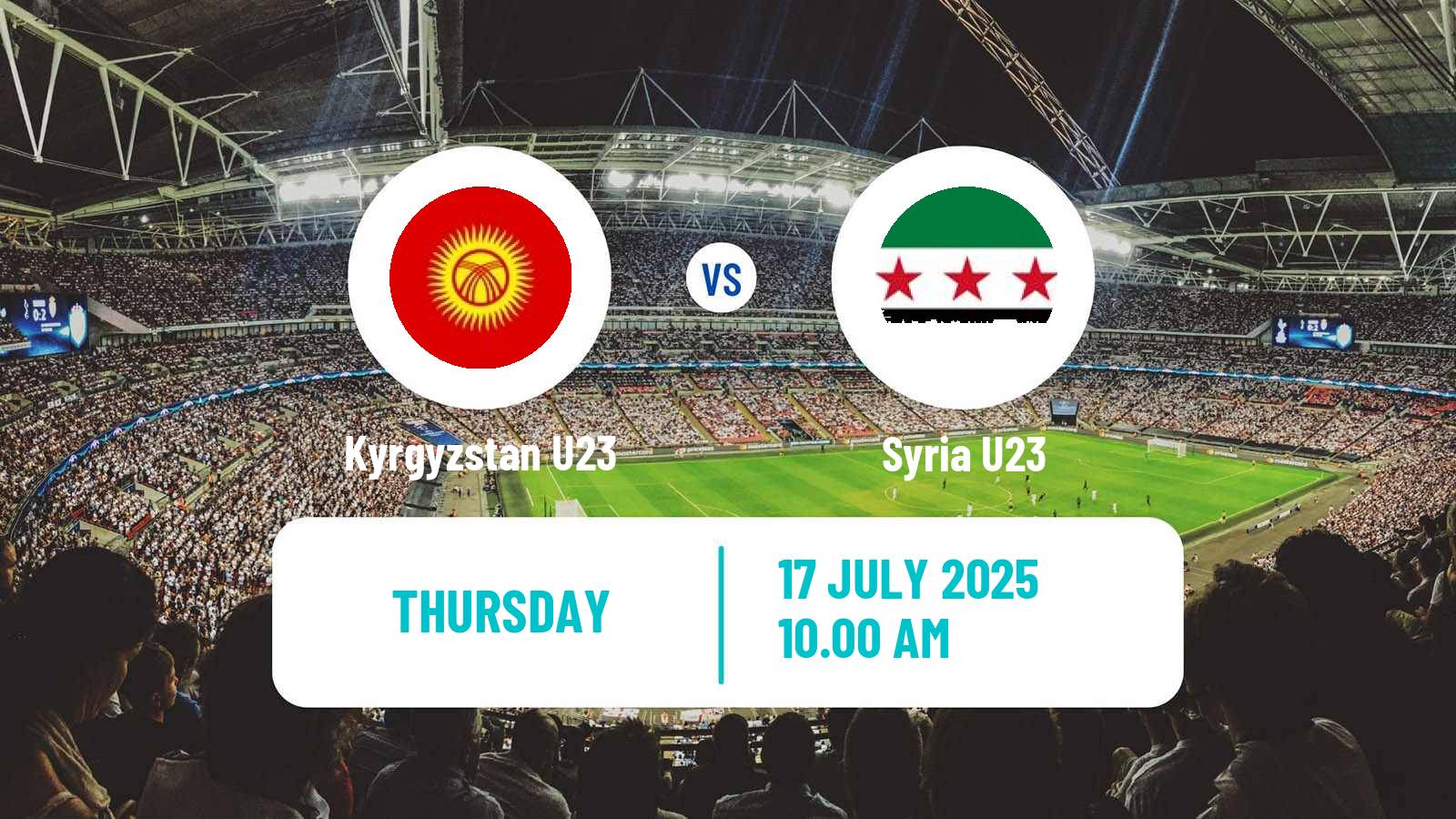 Football Friendly Kyrgyzstan U23 - Syria U23
