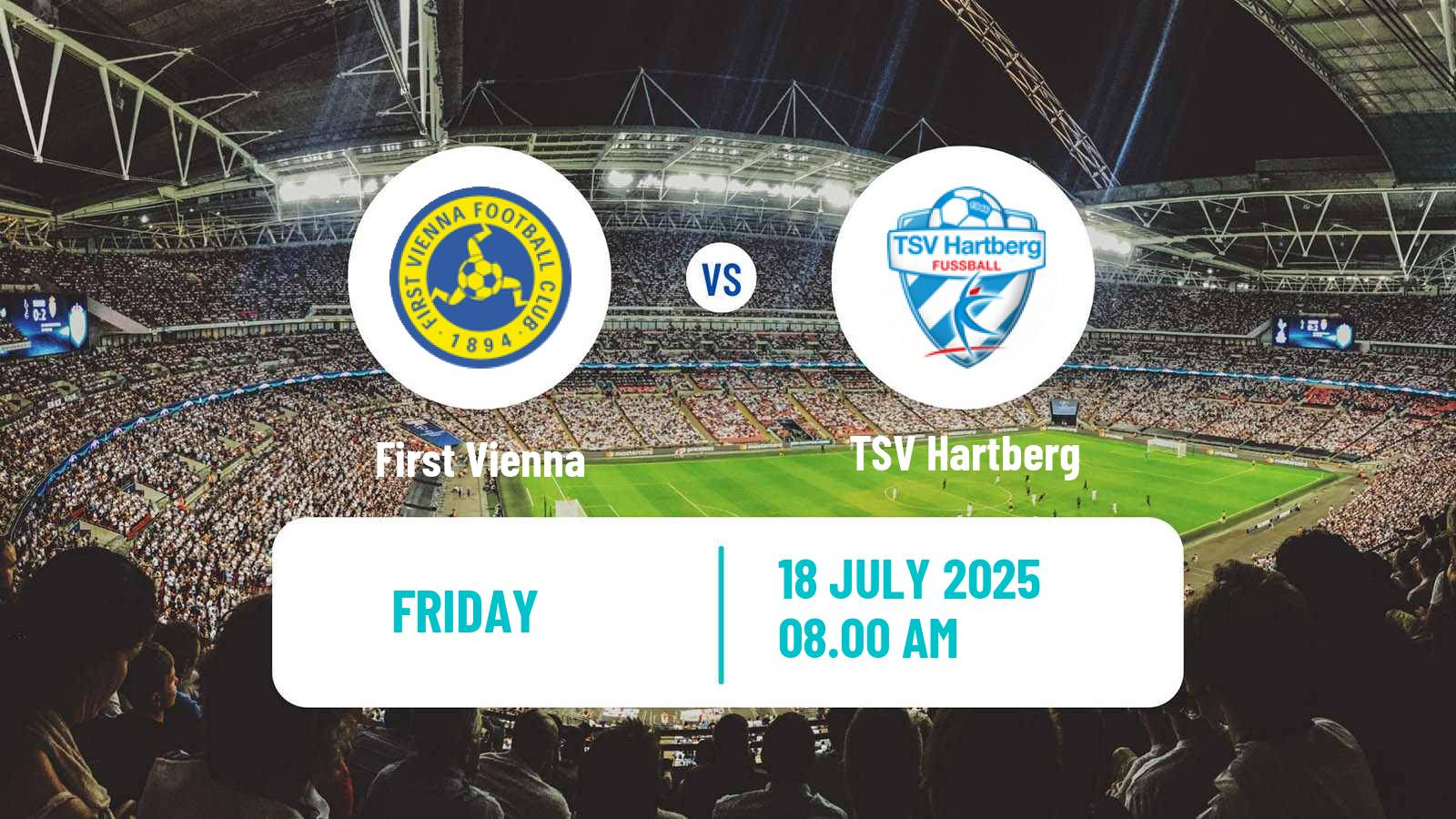 Football Club Friendly First Vienna - Hartberg