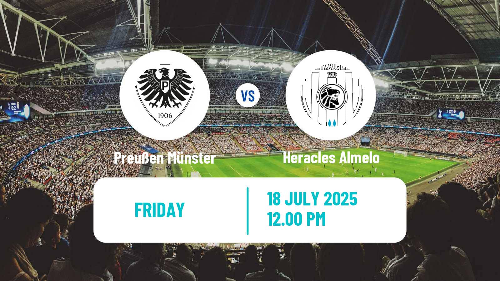 Football Club Friendly Preußen Münster - Heracles Almelo