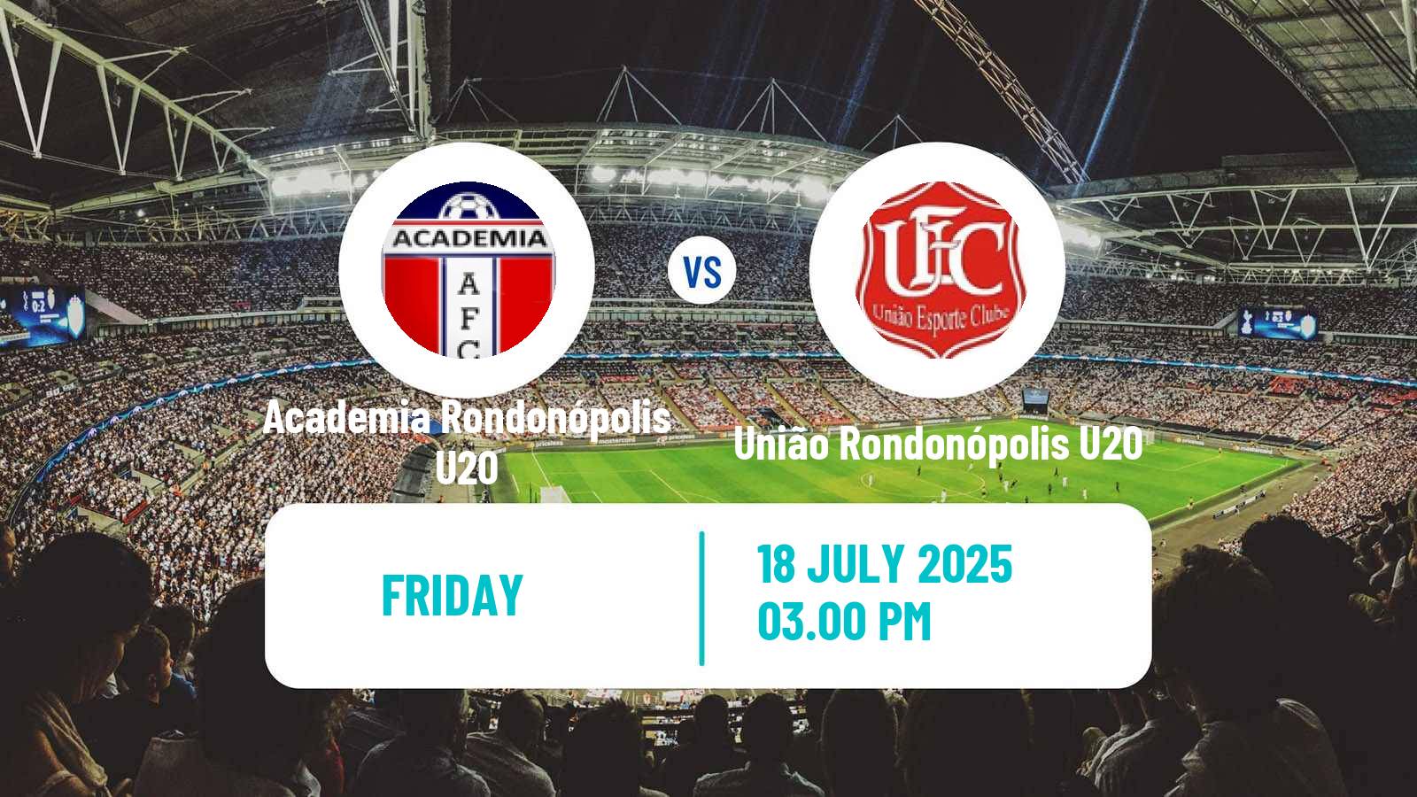 Football Brazilian Matogrossense U20 Academia Rondonópolis U20 - União Rondonópolis U20