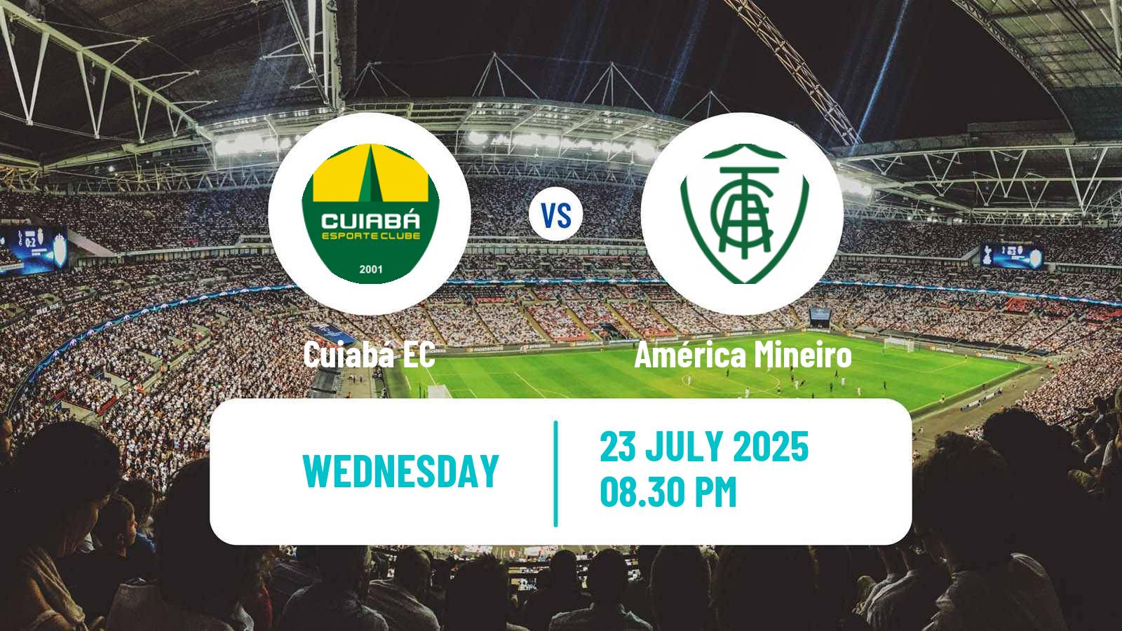 Football Brazilian Serie B Cuiabá - América Mineiro