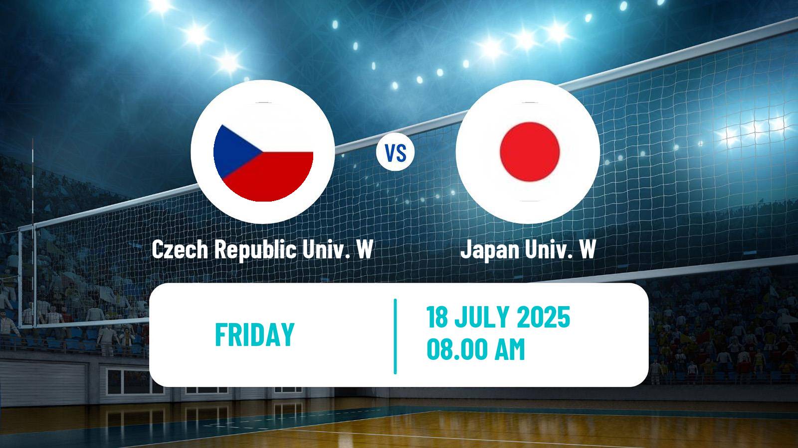 Volleyball Universiade Volleyball Women Czech Republic Univ. W - Japan Univ. W