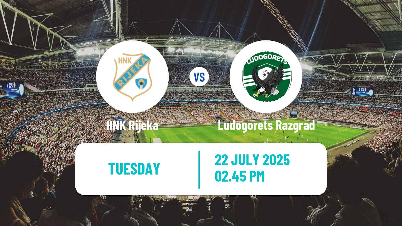 Football UEFA Champions League Rijeka - Ludogorets Razgrad