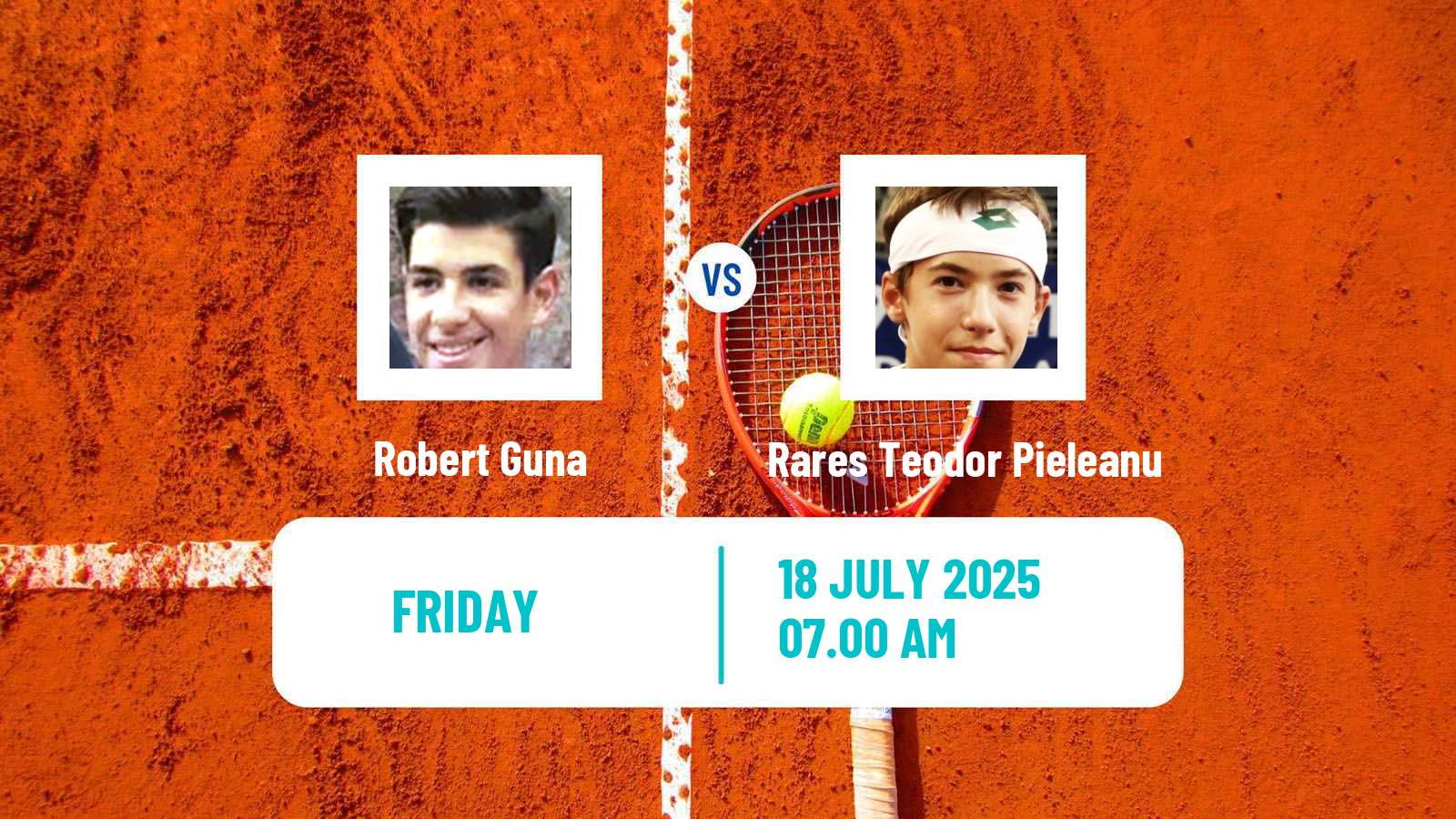 Tennis ITF M15 Slobozia Men Robert Guna - Rares Teodor Pieleanu