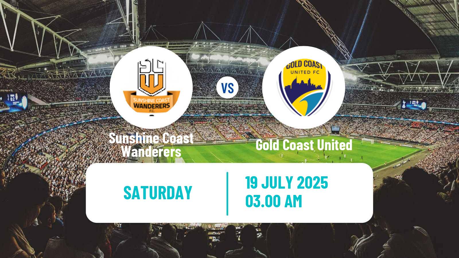 Football Australian NPL Queensland Sunshine Coast Wanderers - Gold Coast United