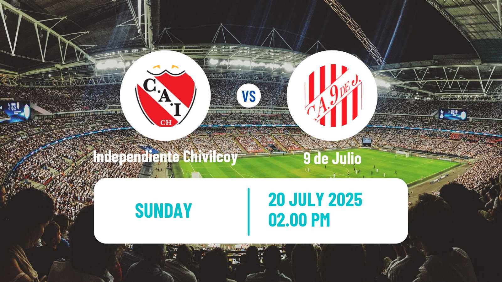 Football Argentinian Torneo Federal Independiente Chivilcoy - 9 de Julio