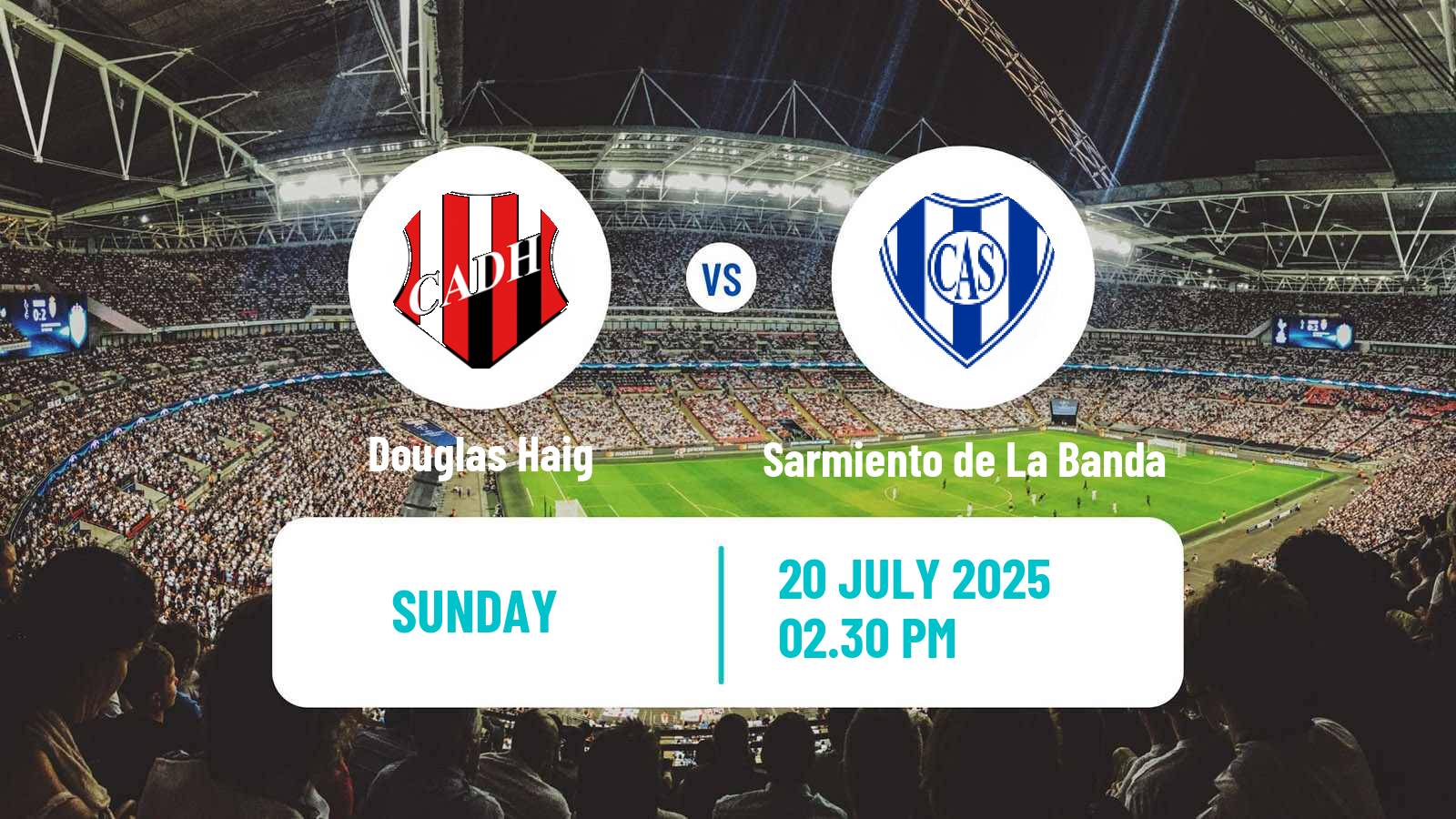 Football Argentinian Torneo Federal Douglas Haig - Sarmiento de La Banda