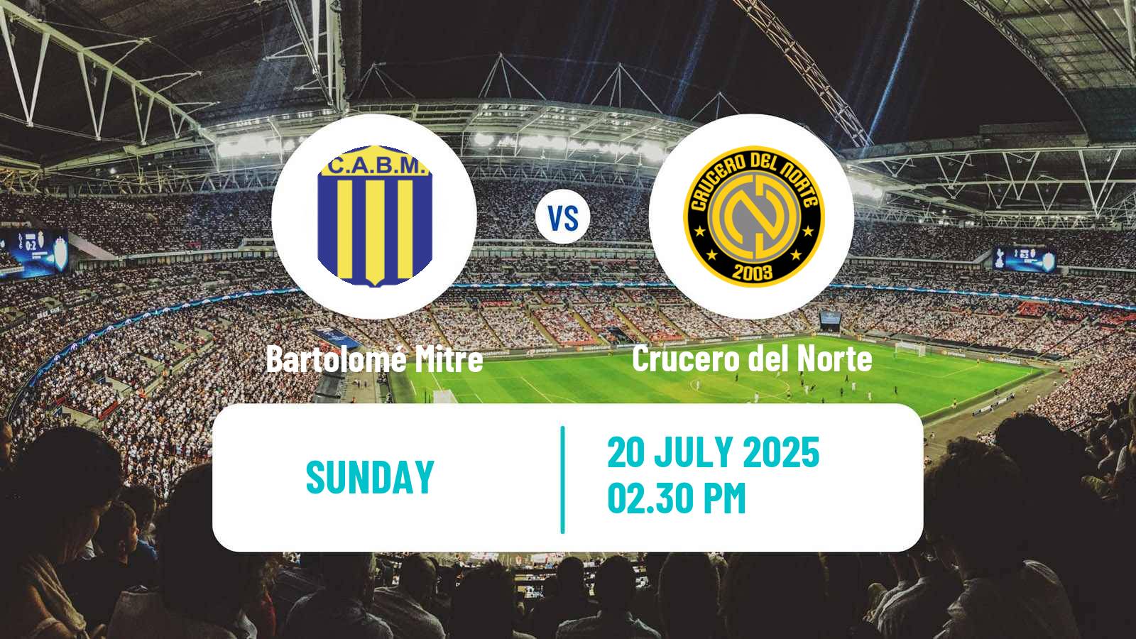 Football Argentinian Torneo Federal Bartolomé Mitre - Crucero del Norte