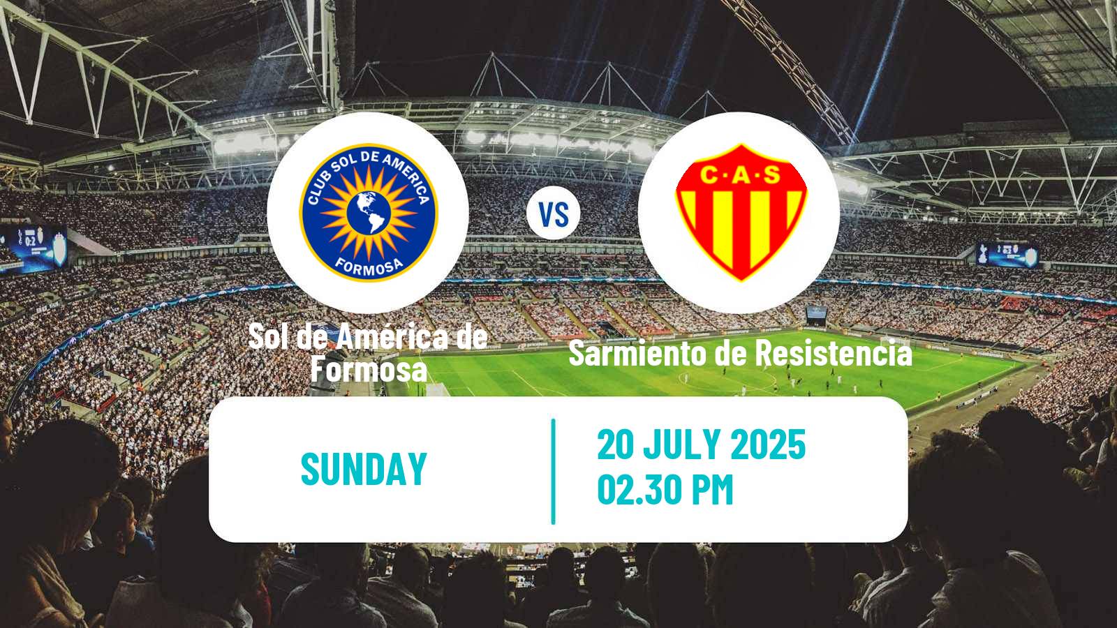 Football Argentinian Torneo Federal Sol de América de Formosa - Sarmiento de Resistencia