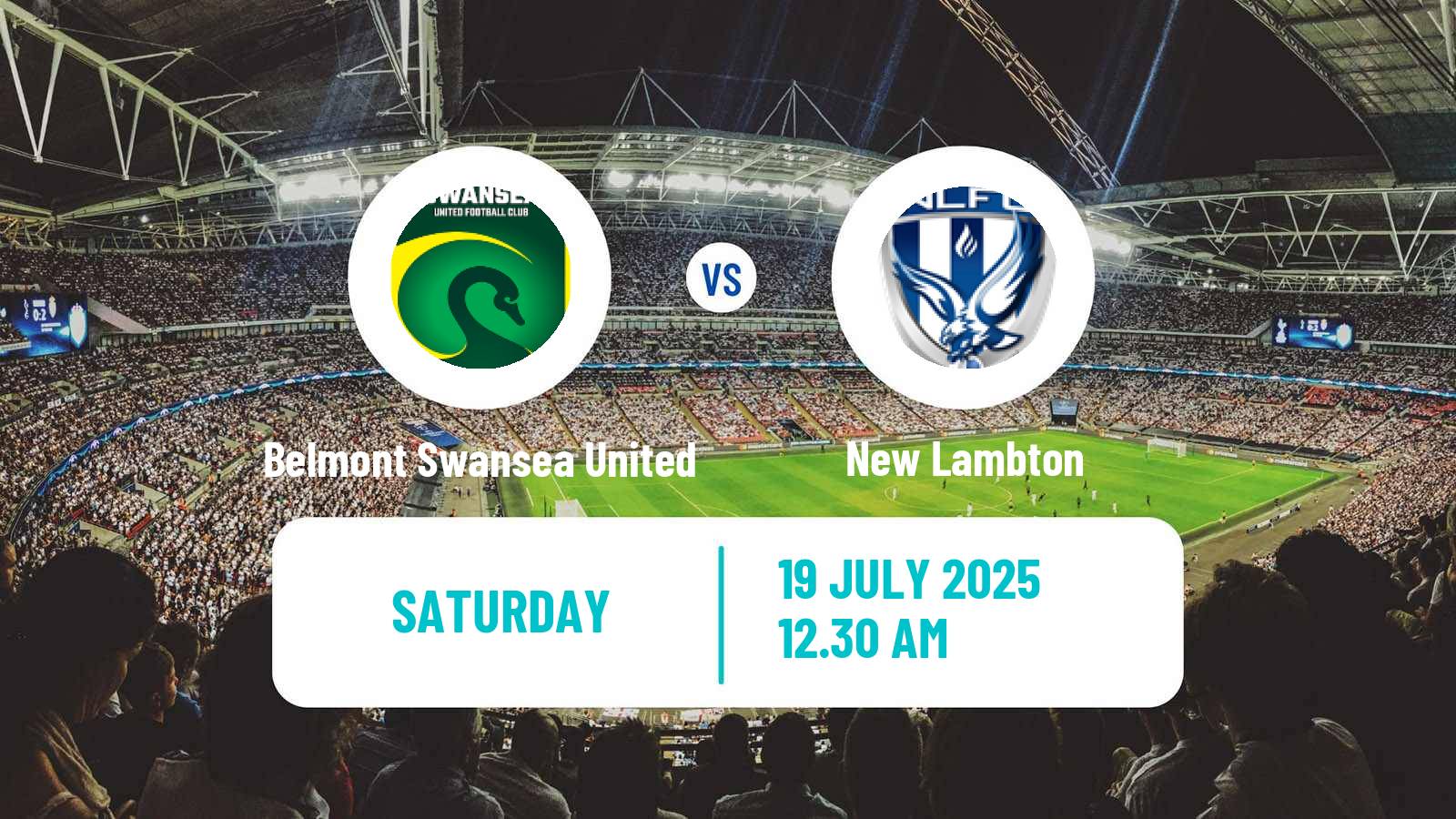 Football Australian NPL Northern NSW Belmont Swansea United - New Lambton