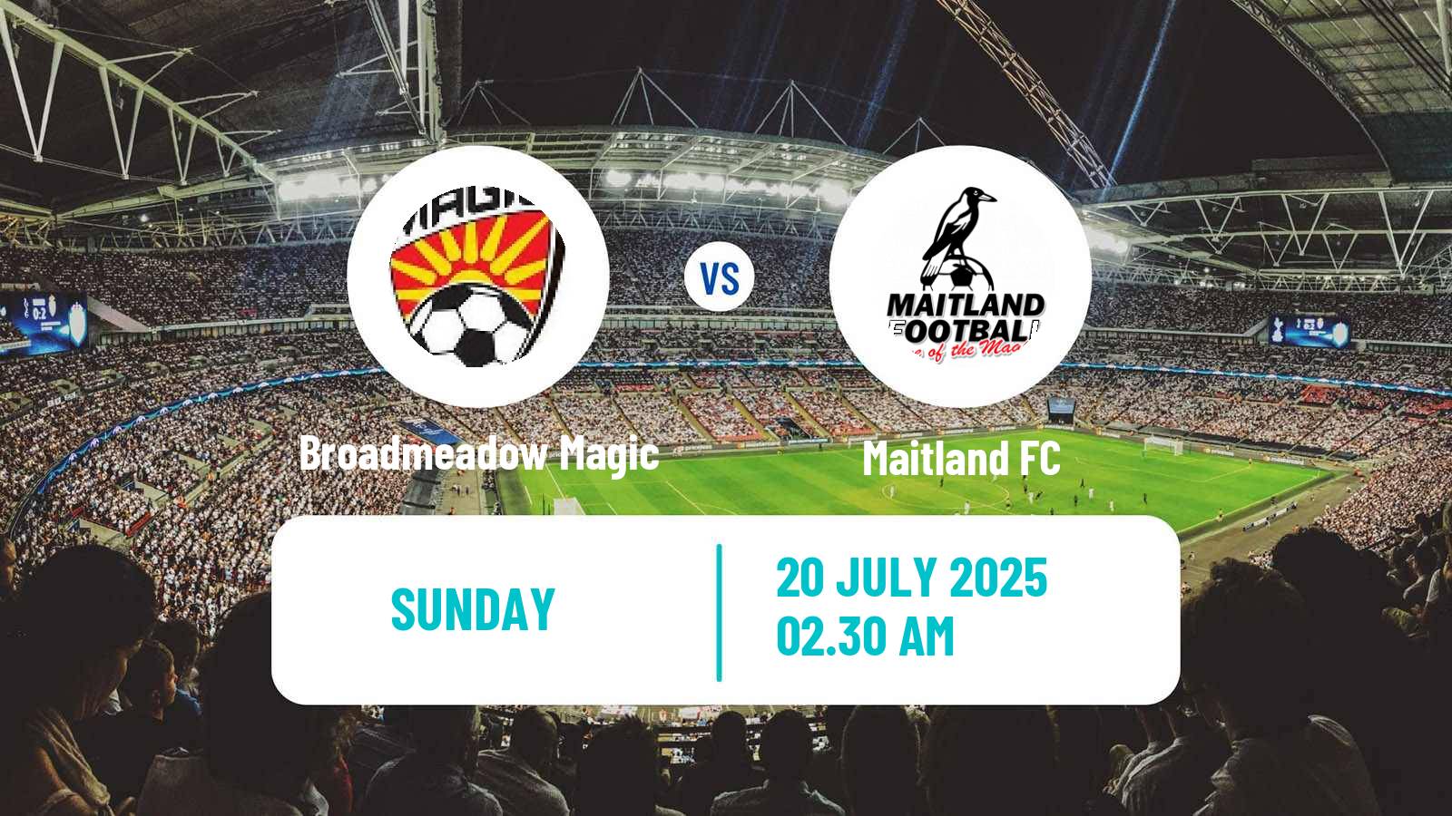 Football Australian NPL Northern NSW Broadmeadow Magic - Maitland
