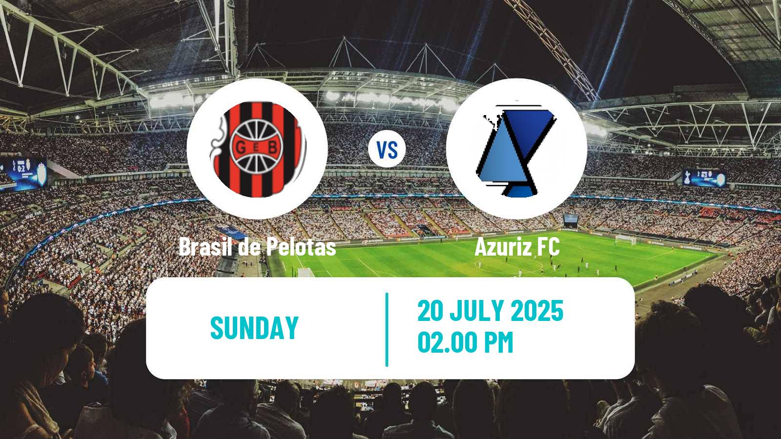 Football Brazilian Serie D Brasil de Pelotas - Azuriz