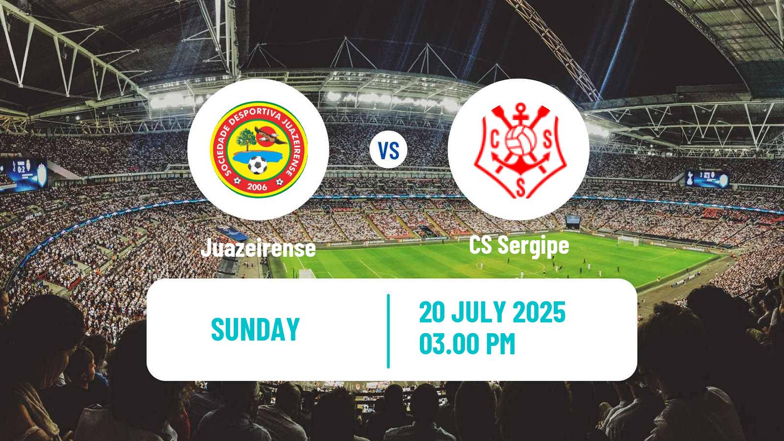 Football Brazilian Serie D Juazeirense - Sergipe