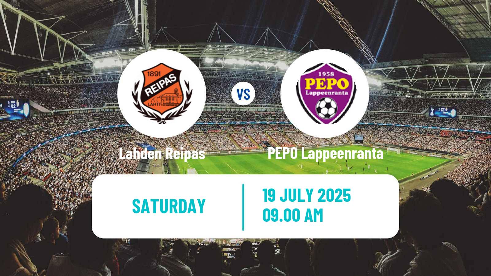 Football Finnish Kakkonen Group A Lahden Reipas - PEPO Lappeenranta