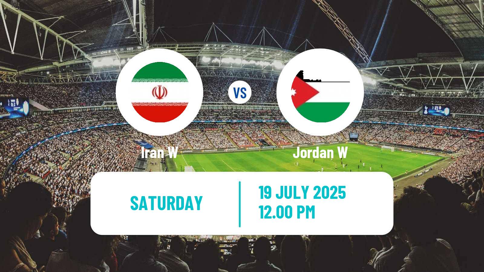 Football Asian Cup Women Iran W - Jordan W