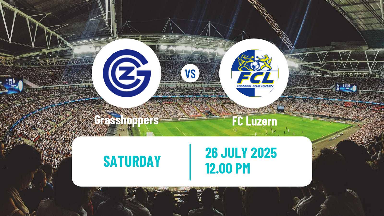 Football Swiss Super League Grasshoppers - Luzern