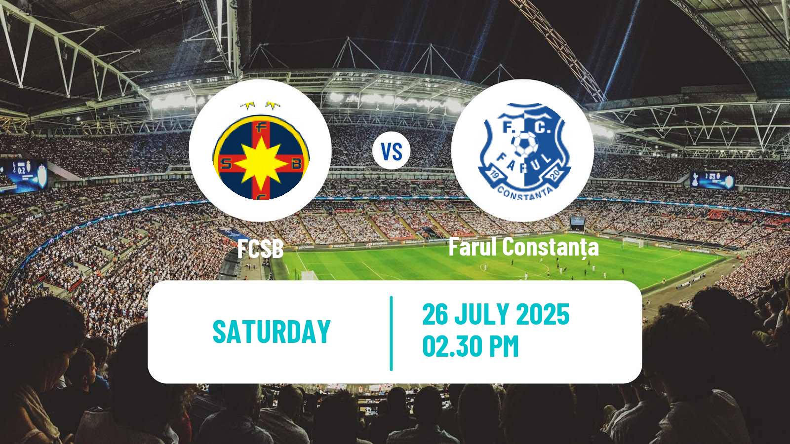 Football Romanian Liga 1 FCSB - Farul Constanța