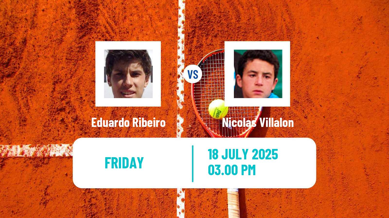 Tennis ITF M15 Bucaramanga Men Eduardo Ribeiro - Nicolas Villalon