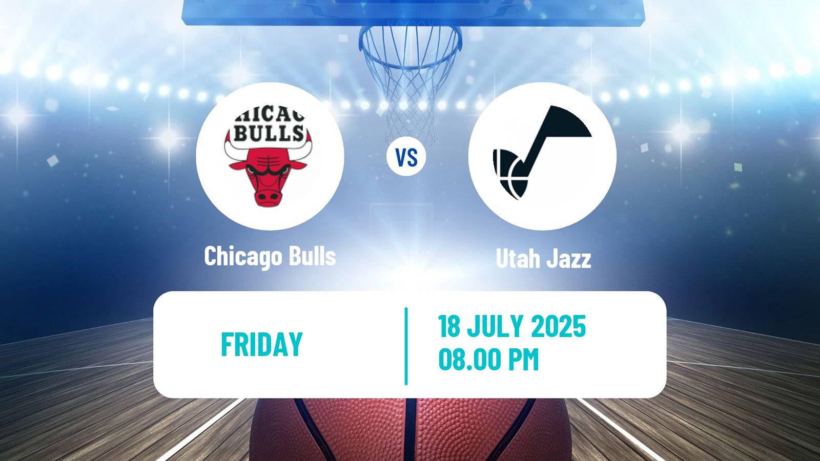 Basketball NBA Las Vegas Summer League Chicago Bulls - Utah Jazz