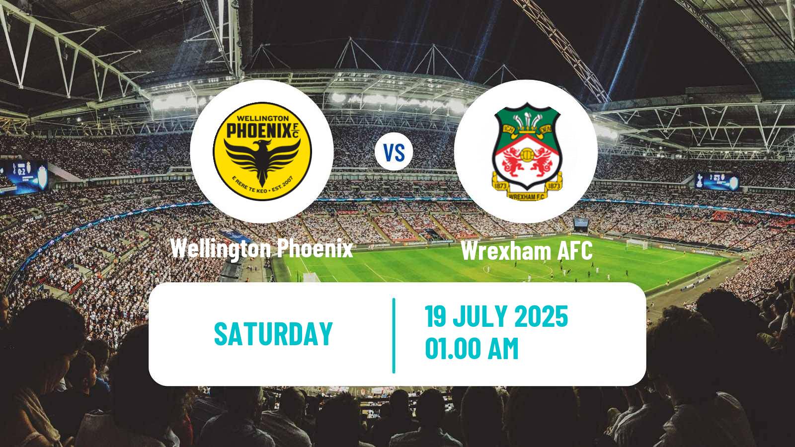 Soccer Club Friendly Wellington Phoenix - Wrexham
