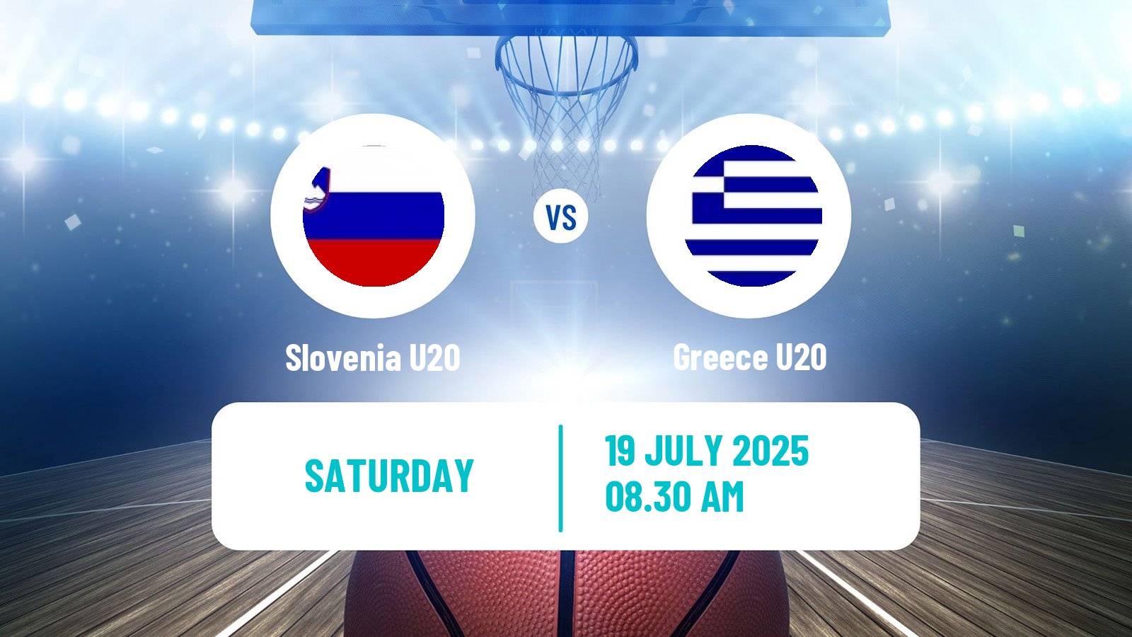 Basketball EuroBasket U20 Slovenia U20 - Greece U20