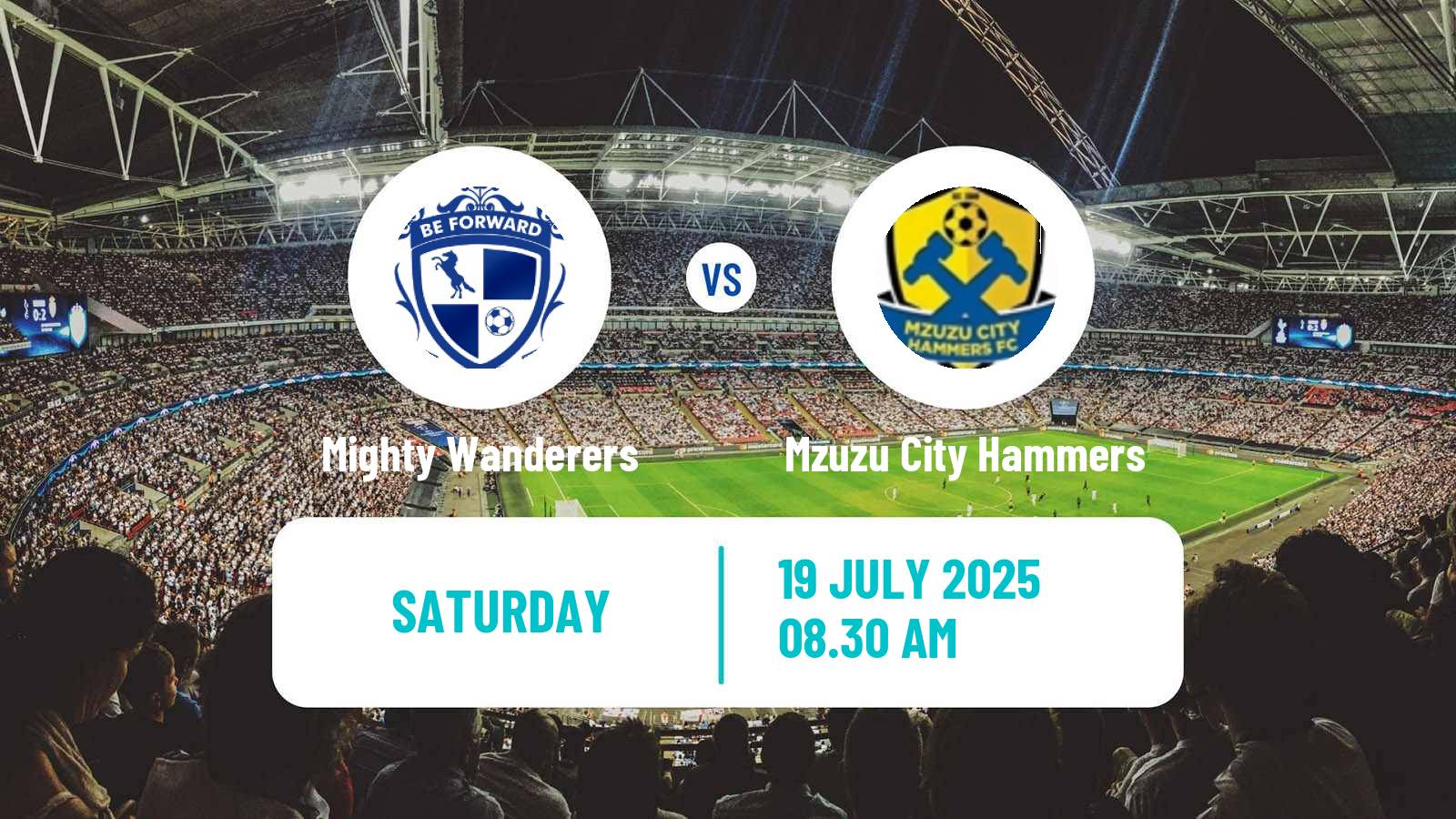 Football Malawi Premier Division Mighty Wanderers - Mzuzu City Hammers