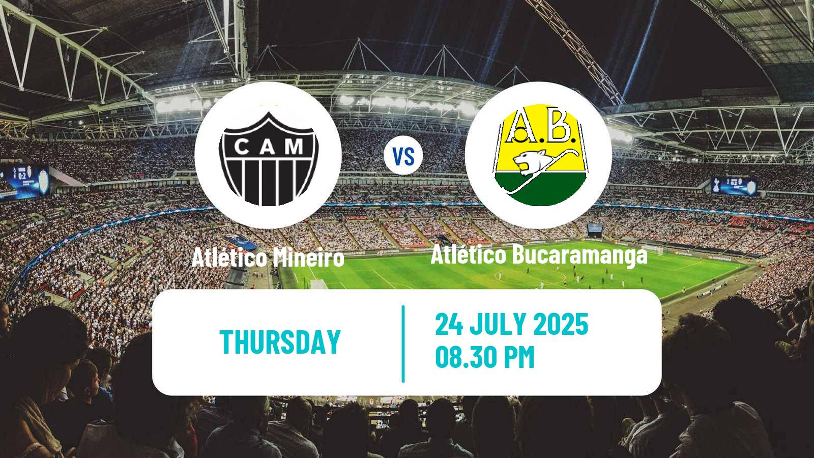 Football Copa Sudamericana Atlético Mineiro - Atlético Bucaramanga