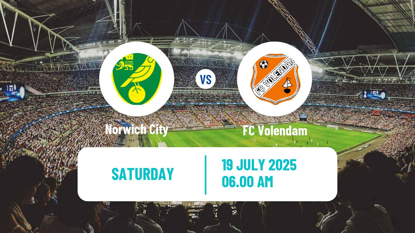Soccer Club Friendly Norwich City - Volendam
