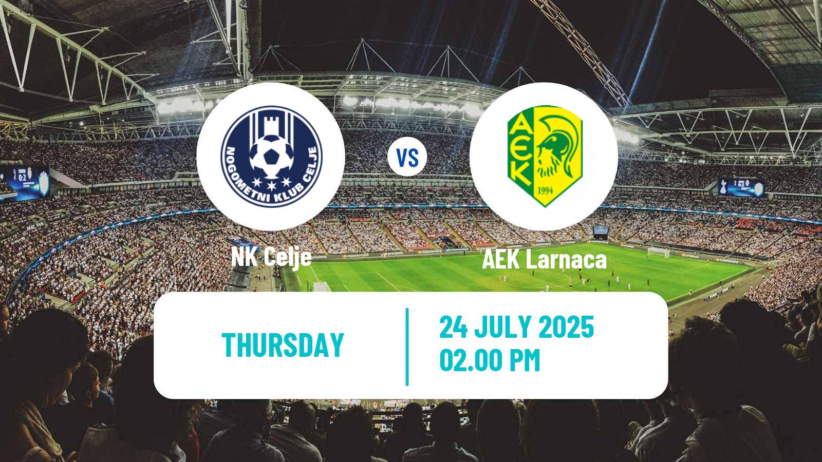 Football UEFA Europa League Celje - AEK Larnaca