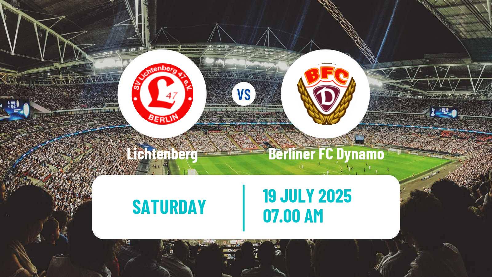 Football Club Friendly Lichtenberg - Berliner FC Dynamo