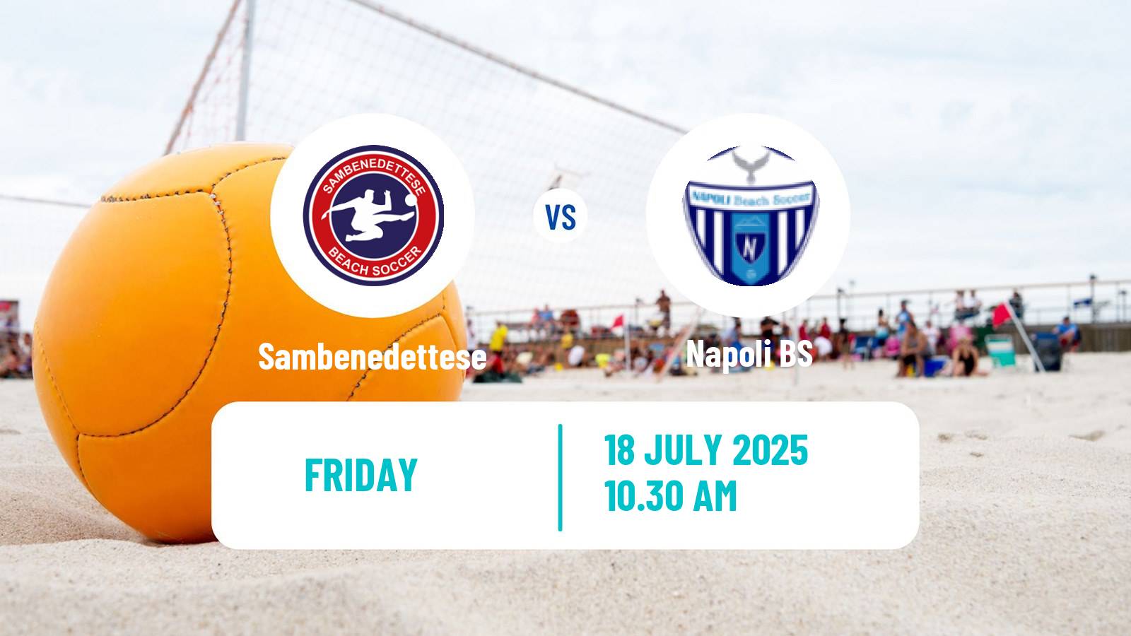 Beach soccer Serie A Sambenedettese - Napoli BS