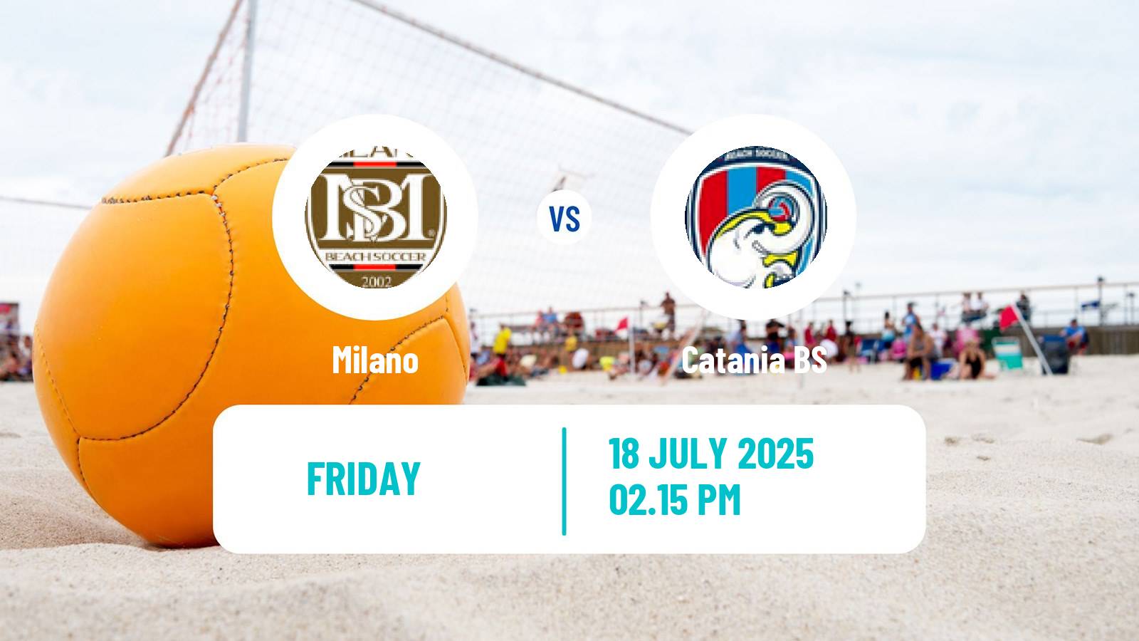 Beach soccer Serie A Milano - Catania BS