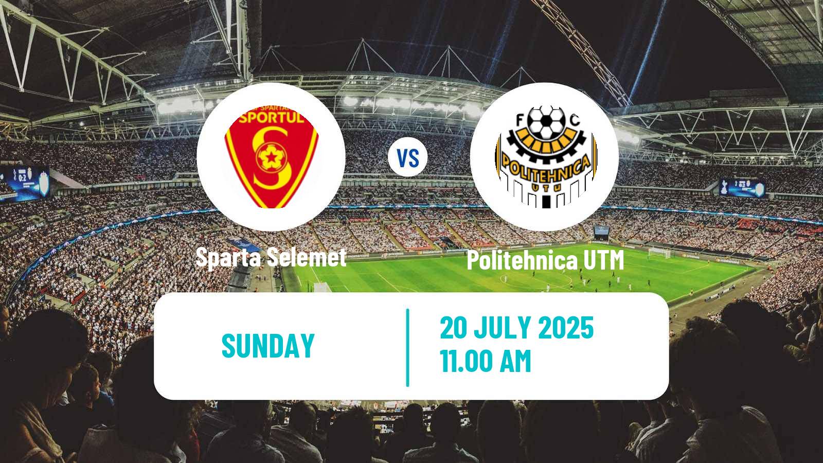 Football Moldovan Super Liga Sparta Selemet - Politehnica UTM