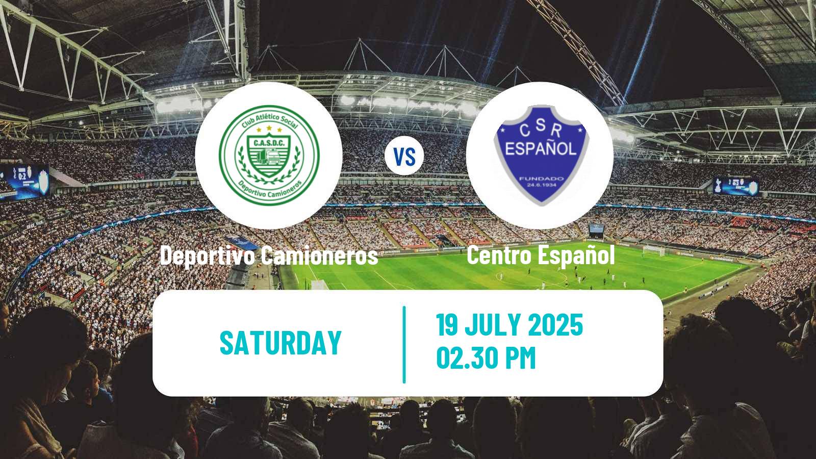 Football Argentinian Primera C Deportivo Camioneros - Centro Español