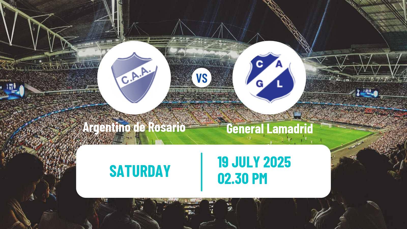Football Argentinian Primera C Argentino de Rosario - General Lamadrid