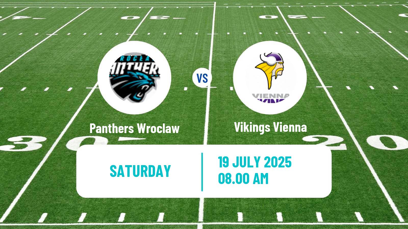 American football European League of American Football Panthers Wroclaw - Vikings Vienna