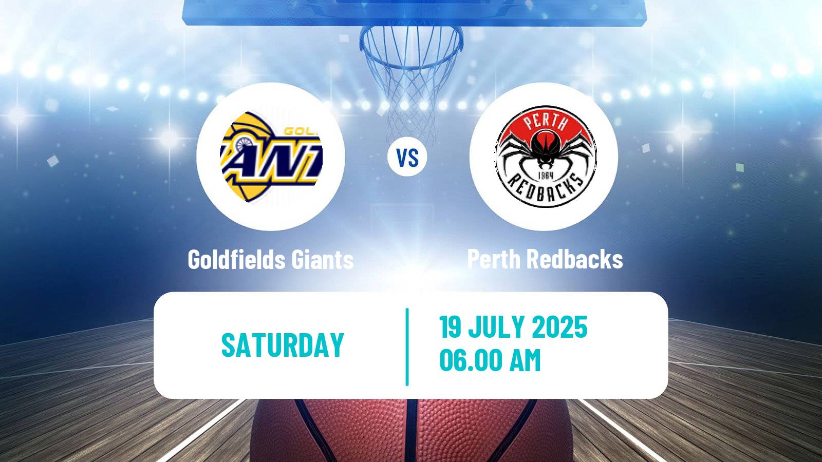 Basketball Australian NBL1 West Women Goldfields Giants - Perth Redbacks