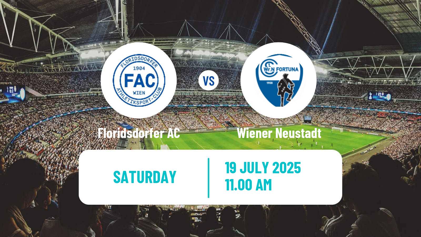 Soccer Club Friendly Floridsdorfer AC - Wiener Neustadt