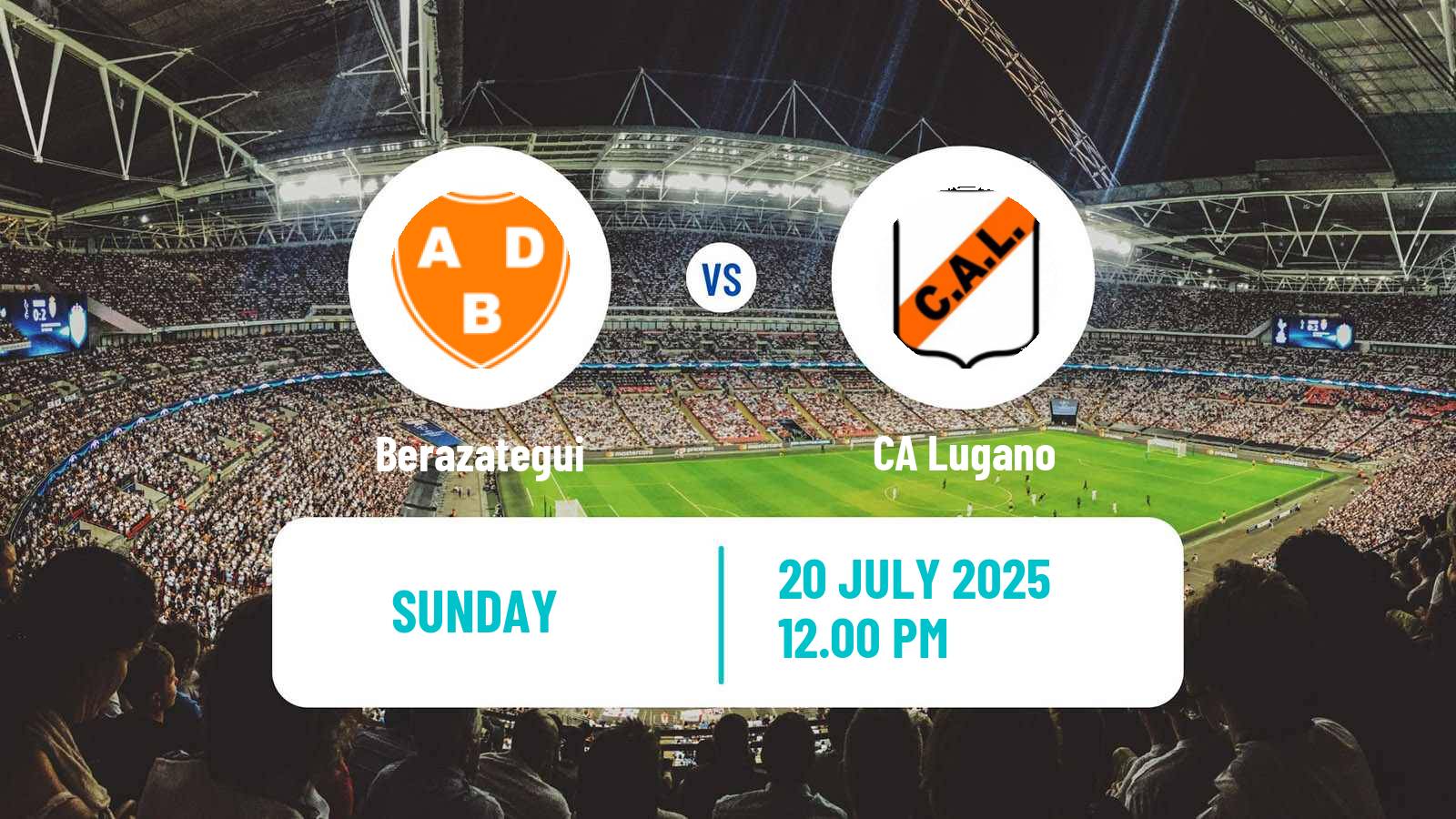 Football Argentinian Primera C Berazategui - Lugano
