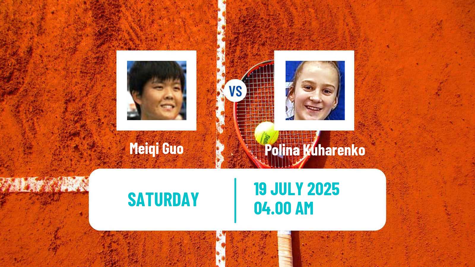 Tennis ITF W15 Luan Women Meiqi Guo - Polina Kuharenko