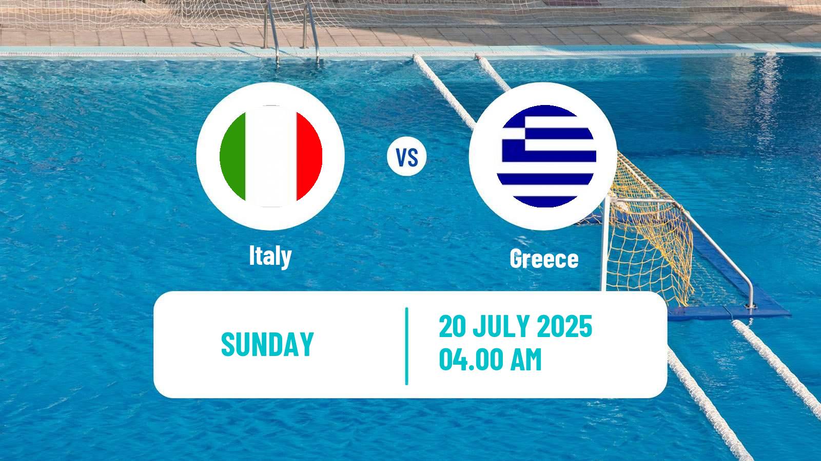 Water polo World Championship Water Polo Italy - Greece