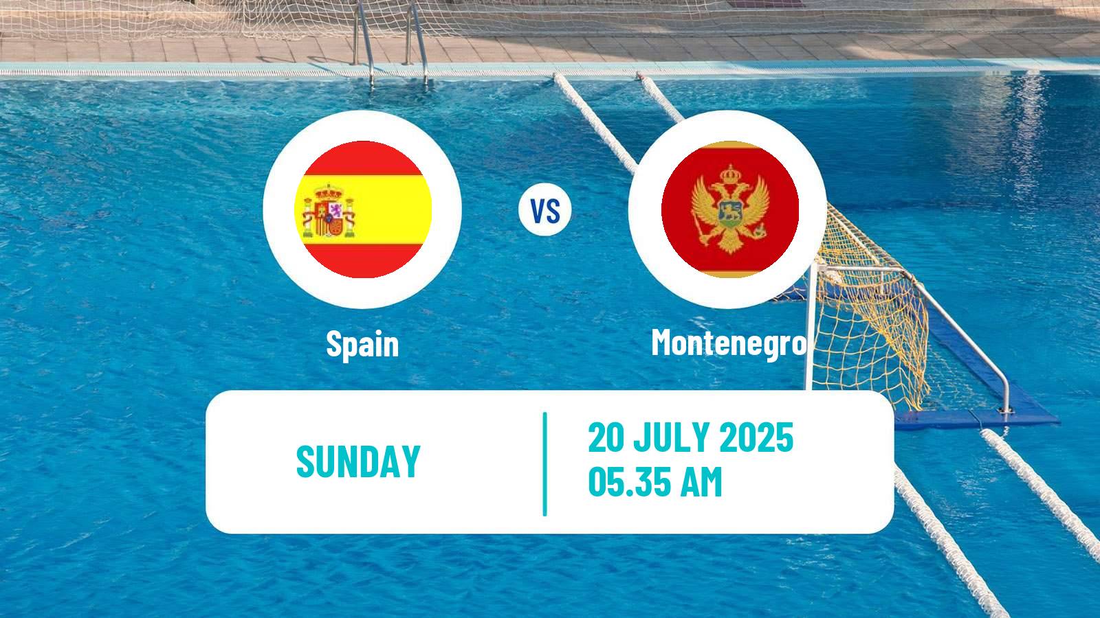 Water polo World Championship Water Polo Spain - Montenegro