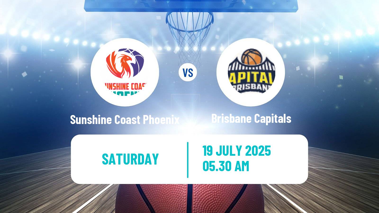 Basketball Australian NBL1 North Sunshine Coast Phoenix - Brisbane Capitals
