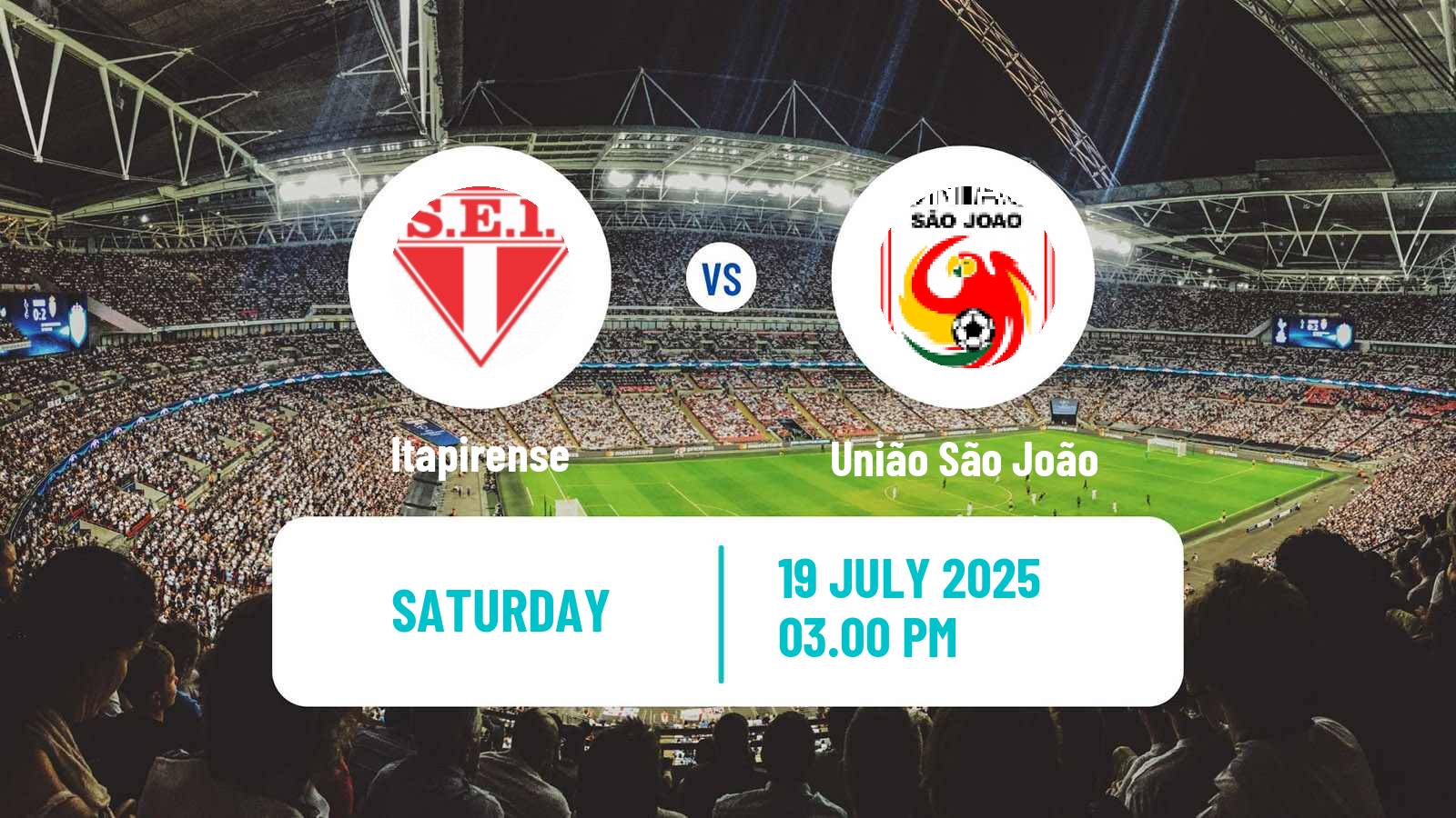 Football Brazilian Copa Paulista Itapirense - União São João