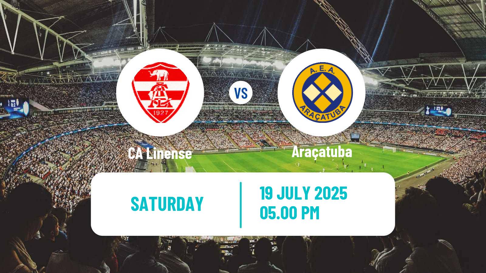 Football Brazilian Copa Paulista Linense - Araçatuba