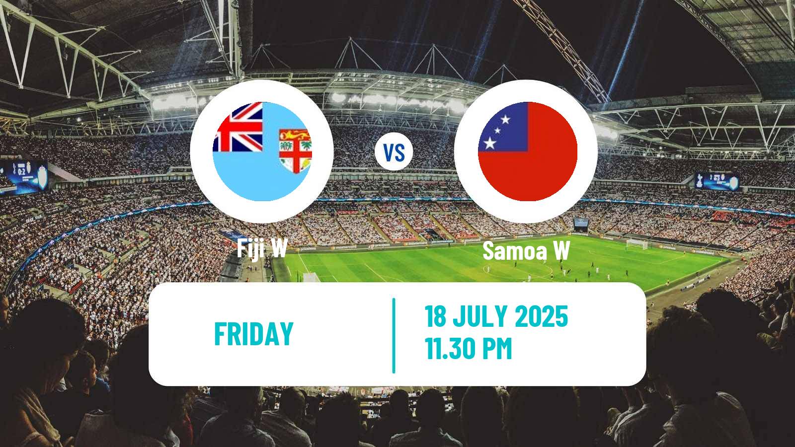 Football OFC Nations Cup Women Fiji W - Samoa W