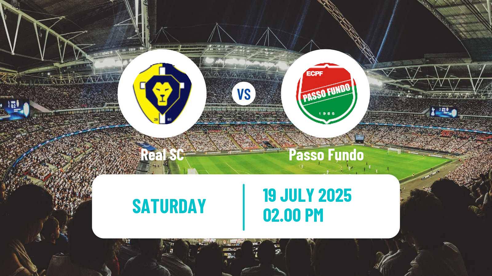 Football Brazilian Campeonato Gaucho 2 Real SC - Passo Fundo