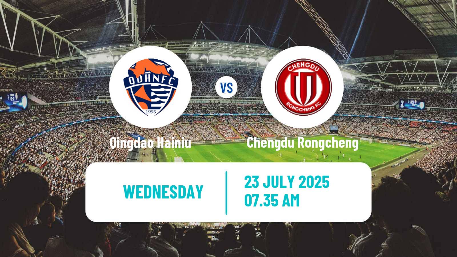 Football Chinese FA Cup Qingdao Hainiu - Chengdu Rongcheng
