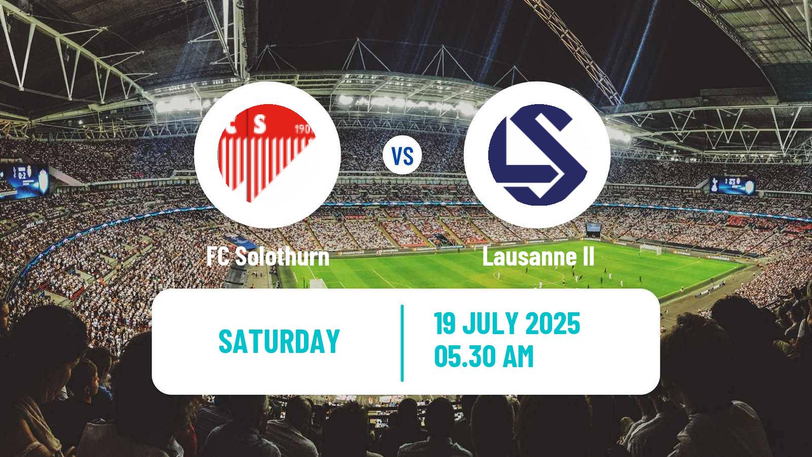 Soccer Club Friendly Solothurn - Lausanne II